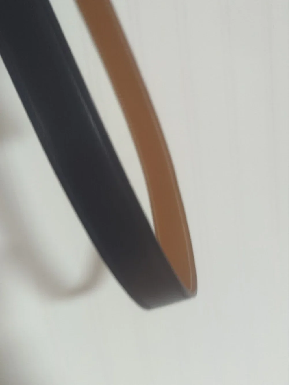 Hermes Black Leather Women's Belt
